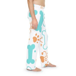 Fun Dog Bone Pajama Pants for Men - Comfortable Pet-Themed Lounge Wear