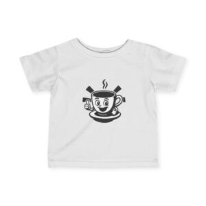Cute Coffee Lover Infant Tee - Adorable Baby T-Shirt for Little Coffee Enthusiasts
